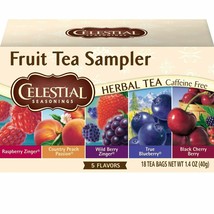 Celestial Seasonings Herbal Tea, Fruit Tea Sampler, 18 Count - £8.01 GBP