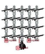 21Pcs/set Darth Vader Battle Kamino Clone Trooper Star Wars Minifigures ... - £25.47 GBP