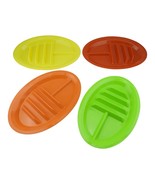 Taco Plastic Tray Plates Holder Stand Up Divider Colored Taco Tuesday  4... - $237.89 MXN