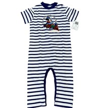 Disney Parks Mickey Mouse Train Jumper Blue/White 24 mo NWT - £19.23 GBP