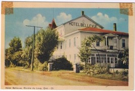 Postcard Hotel Bellevue Riviere du Loup Quebec - £1.58 GBP