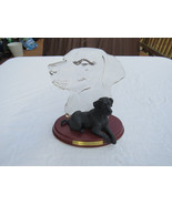 Black Lab Playful Pal Dog Figurine by The Bradford Exchange 2003 - £10.89 GBP