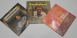 Vintage Jerry Lee Lewis Vinyl LP Three Album Bundle - £23.04 GBP