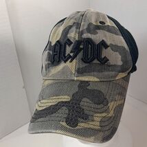 AC/DC hat Camo Black Cap AC DC Bio-Domes Headgear Rockware rock band cam... - $23.00