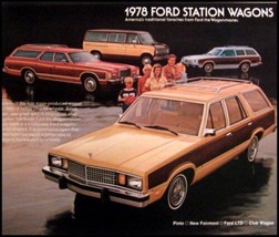 1978 Ford Station Wagon Brochure LTD Fairmont Squire - £8.24 GBP