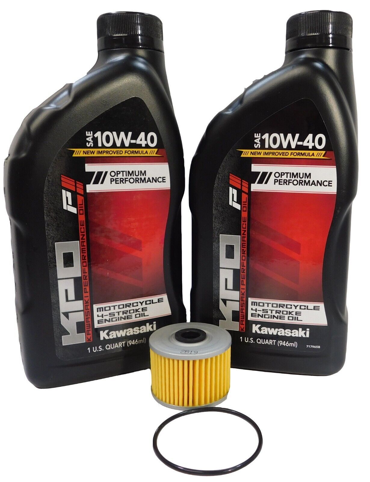 2000-2004 2009-2010 Kawasaki Super Sherpa 250 KL250G OEM Oil Change Kit ... - $44.99