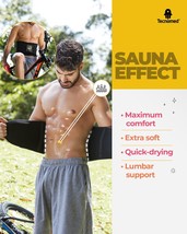 Tecnomed Ez Sweat Belt Small Orange Xtreme Belt , Sauna Effect, redu shaper - $29.39