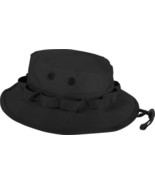 MADE IN USA BLACK OPS NIGHT OPS MILITARY HOT WEATHER BOONIE SUN HAT ALL ... - $34.21 CAD