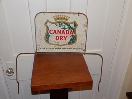 Vintage Canada Dry Double Sided Rack Topper - $2,280.52 MXN