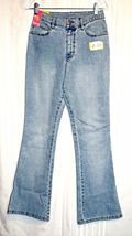 NWT LEE Jeans Young Girls Size 16 Adjustable Waist 28&quot;X30 1/2&quot; Light Fad... - £13.39 GBP