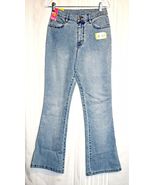 NWT LEE Jeans Young Girls Size 16 Adjustable Waist 28&quot;X30 1/2&quot; Light Fad... - £13.58 GBP