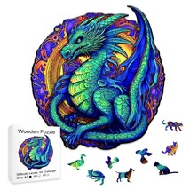 Wooden Jigsaw Puzzle Dragon A5 Small Size Appx. 5.89 x 8.27 - £8.70 GBP