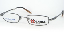 X-GAMES By Marchon Flexon Tantrum Asphalt Gray Eyeglasses Glasses 47-18-135mm - $66.59