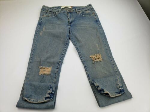 Levis 503 Womens Skinny Blue Jean Size 11m Jr Distressed Blue QA18 - $16.33