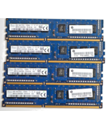 SK Hynix 16GB (4x4GB) 1Rx8 PC3L-12800U RAM desktop memory HMT451U6BFR8A-PB - £13.90 GBP