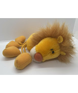 Gund String Beans Lemon Squash 8&quot; Lion Plush Toy Dangle legs hanging lio... - £7.45 GBP