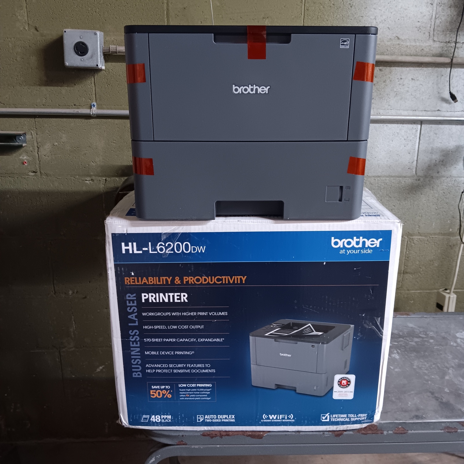 Brother HL-L6200DW  52ppm 1200dpi  WiFi LAN  HL-L6200DW TN850  New years Special