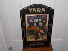 Vintage Yara Plain Scrap Tobacco Lighted cardboard Store Display - $17,410.95 MXN