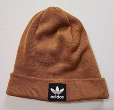 Adidas Oversize Cuff One Size Fits Most Beanie Hat Skull Cap Bronze Color - $9.78