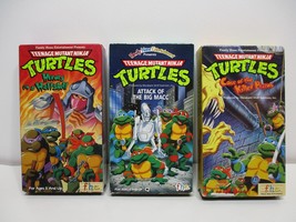 Lot of 3 Teenage Mutant Ninja Turtles: Attack of the Big Macc, Killer Pi... - £23.03 GBP