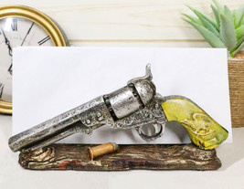 Rustic Country Double Six Shooter Pistols Western Cowboy Envelope Napkin Holder - £22.37 GBP