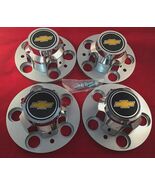 4pcs Chevy GMC Truck Rally Wheel Center Hub Caps 5 Lug Fits 15" 15x7 15x... - $227.69