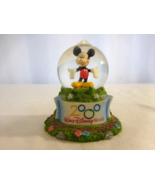 Walt Disney World 2000 Millennium Mickey Mouse 3&quot; Snow Globe Mini Water ... - £7.01 GBP