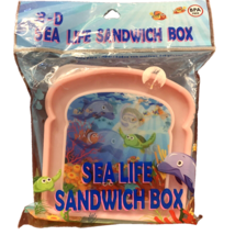 Brite Concepts 3-D Sea Life Sandwich Box  (Pink) / Brand New - $53.03 MXN