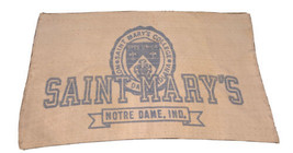 Saint Marys College Notre Dame, Indiana Vintage Alumni Dorm Rug/Banner V... - £36.81 GBP