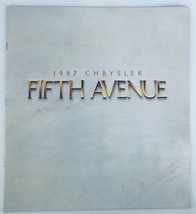 1987 Chrysler Fifth Avenue Dealer Showroom Sales Brochure Guide Catalog - $9.45
