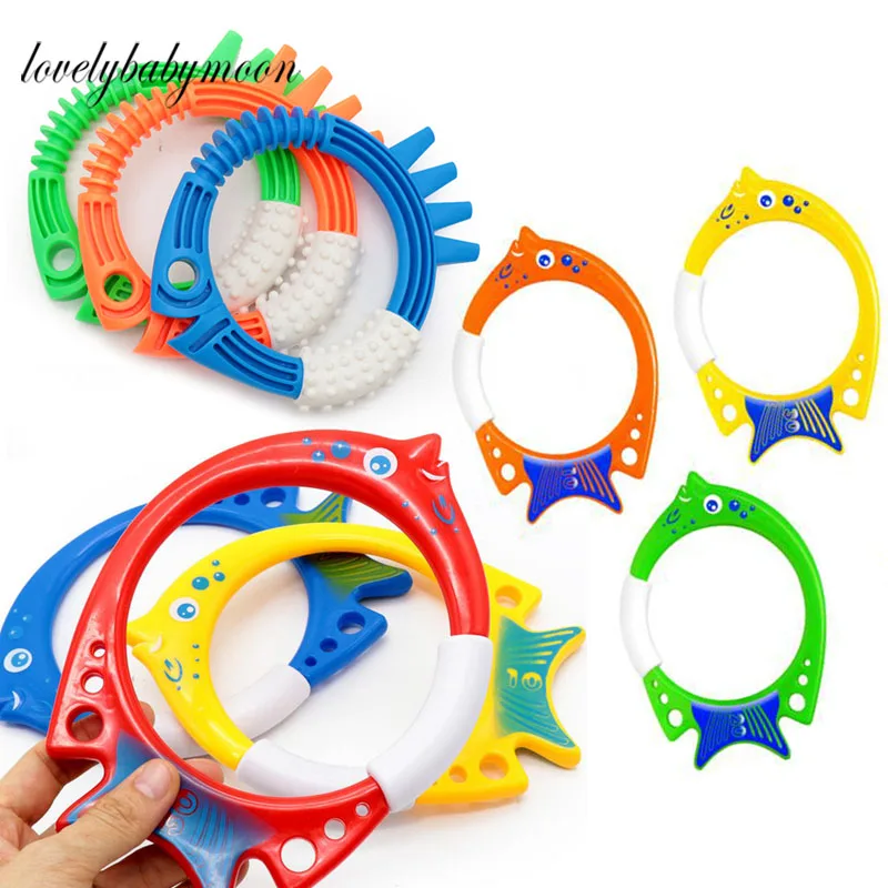 Summer Diving Toys Octopus Diving Fish Ring Swimming Pool Water Games Training - £12.80 GBP+