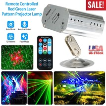 Mini LED Stage Laser Light Sound Activated DJ KTV Projector Disco Party ... - $39.99