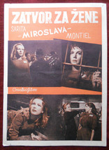 1951 Movie Poster Mexico Cárcel De Mujeres Delgado Miroslava  Sara Montiel - £66.51 GBP