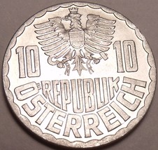 Gem Unc Austria 1955 10 Groschen~Minted In Vienna~We Have Old Unc Coins~... - $4.20