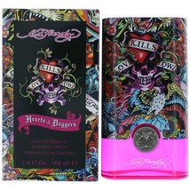 Ed Hardy Hearts &amp; Daggers by Christian Audigier, 3.4 oz Eau De Parfum Sp... - £34.15 GBP
