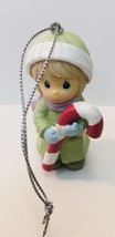 Precious Moments Girl with Candy Cane Ornament 792009 Sweetness of the Season - $24.00