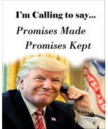 Donald J. Trump Promises Card - $5.41 CAD