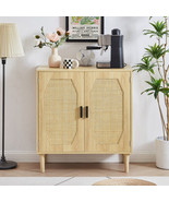 Kitchen Storage Cabinets With Rattan Decorative Doors, Buffets, Wine Cab... - £105.33 GBP