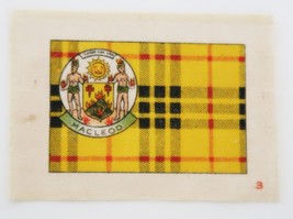 1910&#39;s Tobacco Silk Macleod tartan flag # 3 in Series - $9.99