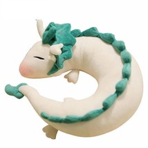 Fashion Cartoon Dragon Anime Miyazaki Hayao Spirited Away Haku Cute U Shape Doll - £16.99 GBP