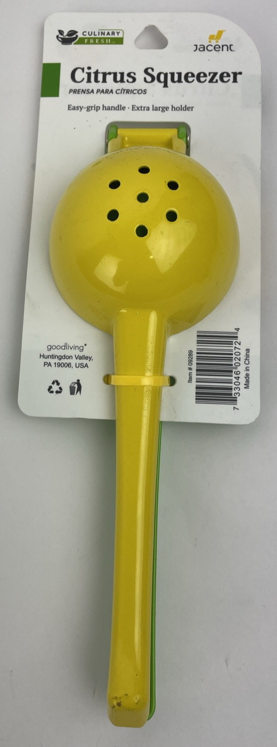 Jacent Culinary Fresh Doecast Metal Citrus Squeezer : Manual Press, Easy to Use Item image 2