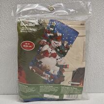 Bucilla 16" Felt Christmas Stocking Kit #86438 Snow Friends NEW! - $24.65