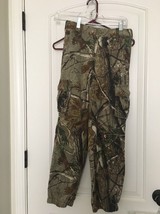 Realtree Boy&#39;s Cargo Pants Camo Hunting Size Large - £32.10 GBP