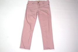 SANCTUARY DENIM Pink Embellished Embroidered Cropped Jeans Size 28 Waist - £12.40 GBP