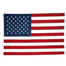 AES 10x15 USA American Flag Nylon Heavy Duty Embroidered Stars Sewn Stripes Grom - £91.71 GBP