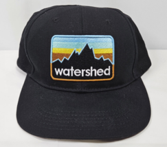 Watershed Patch Hat Cap Black Snapback Country Music Camping Festival Wa... - £9.44 GBP