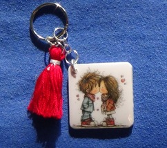 It Must Be Love - Cute, Handmade Keychain - $15.00