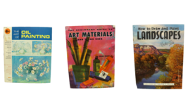 Lot of 3 Walter Foster Vtg Art Instruction Books Oil Painting Landscapes... - £14.67 GBP