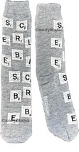 Game Night Socks!  SCRABBLE Board Game Socks Hasbro Gaming fits Size 8-12 - $9.97