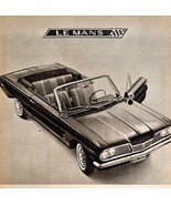 Pontiac Tempest LeMans Advertisement 1961 Automobilia Convertible DWS6C - $474.98 MXN